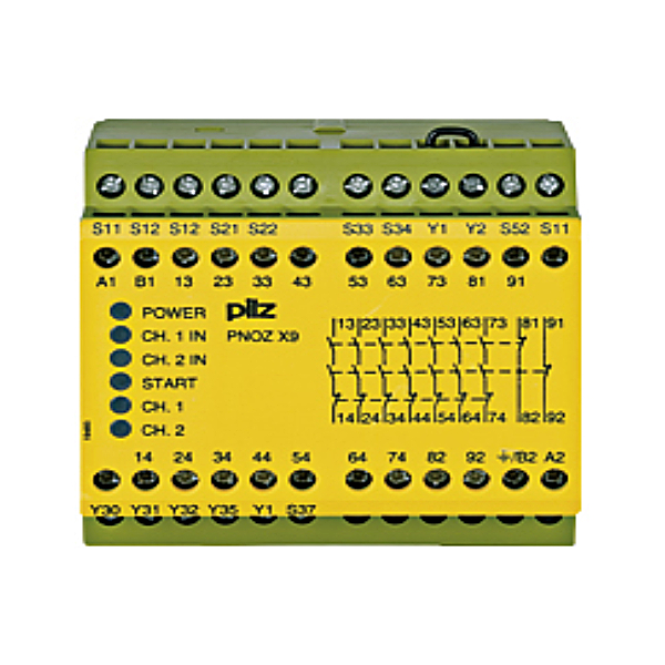 774606 New PILZ PNOZ X9 200-230VAC 24VDC 7n/o 2n/c 2so